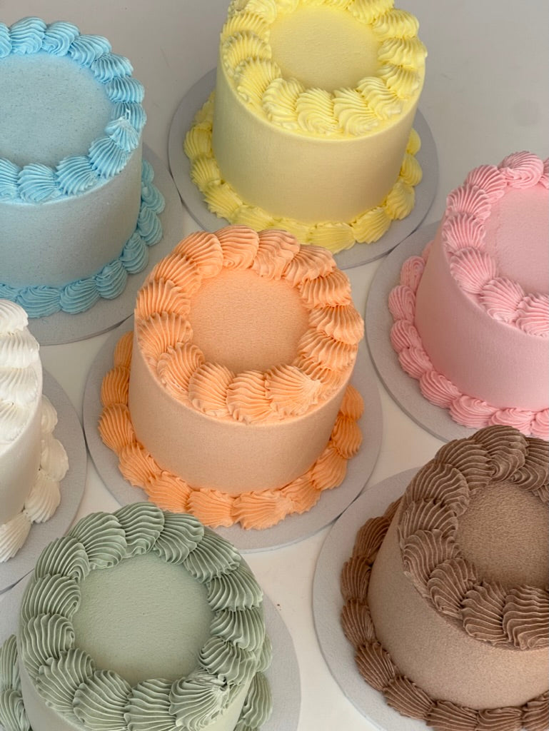 Piped Buttercream Cake