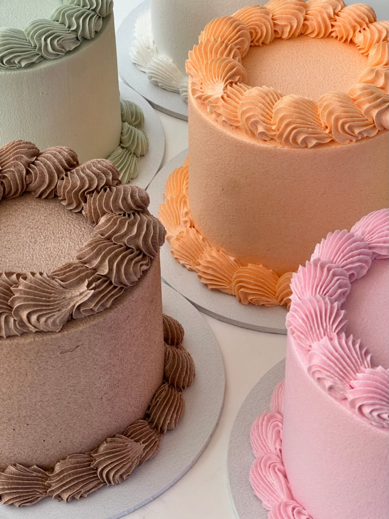 Piped Buttercream Cake