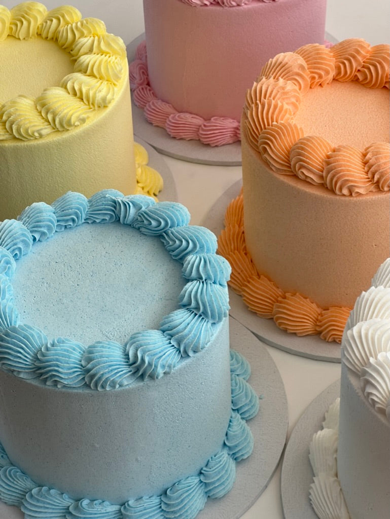 Piped Buttercream Cake