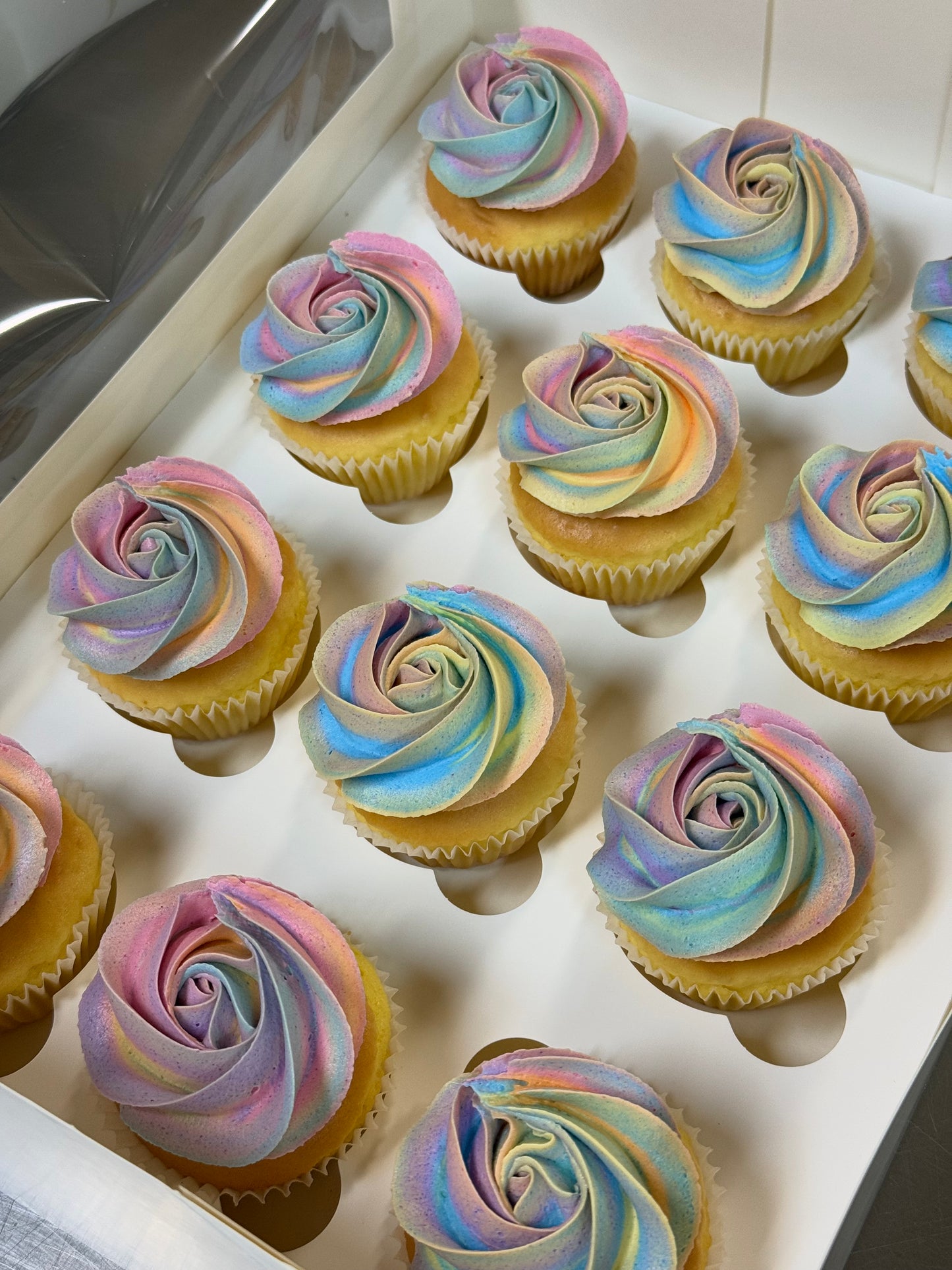 Rainbow Cupcakes