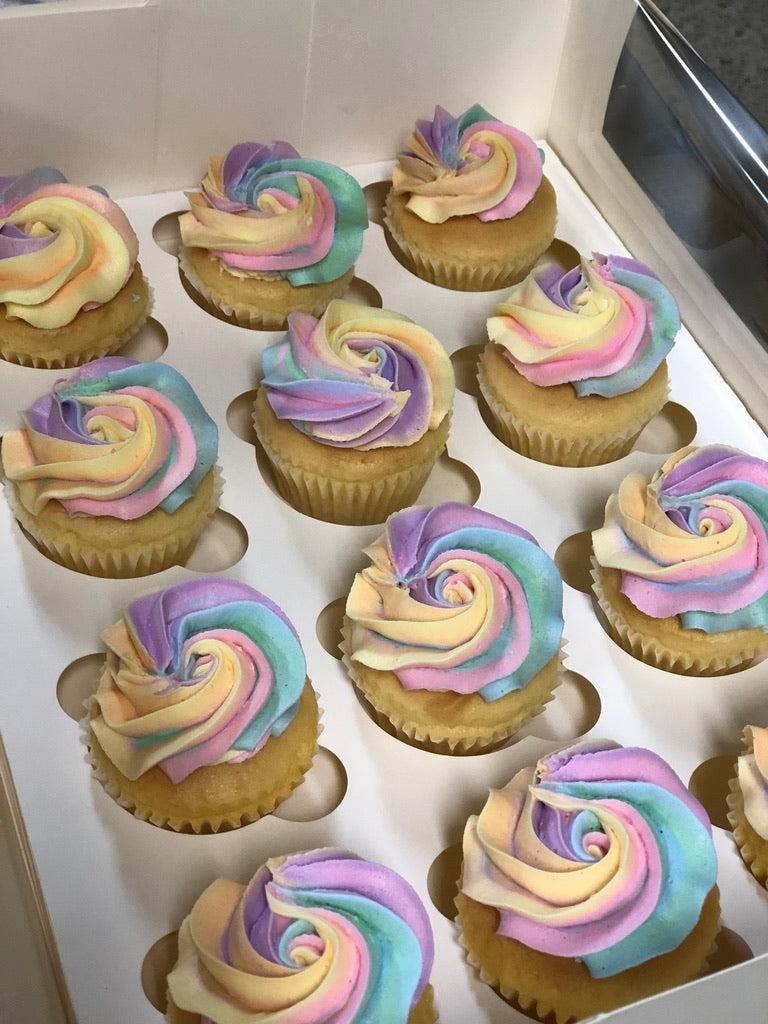 Rainbow Cupcakes