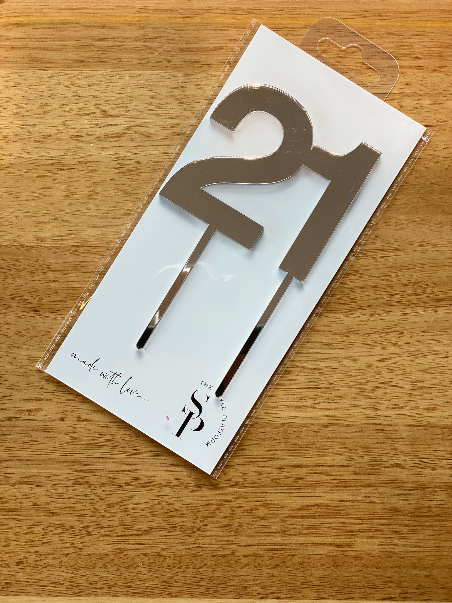 Number Cake Topper