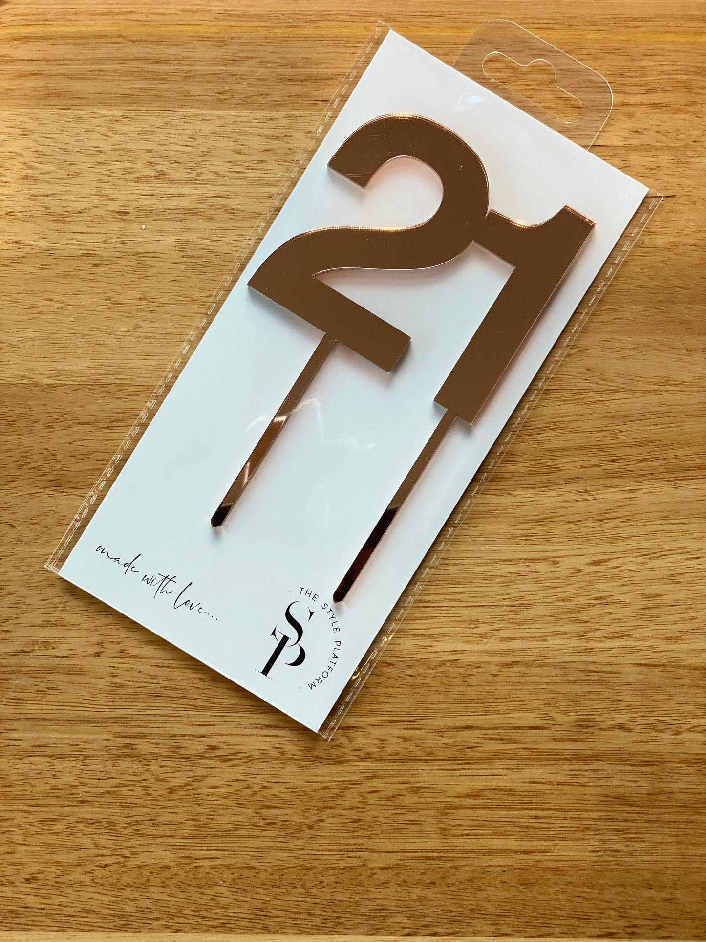 Number Cake Topper