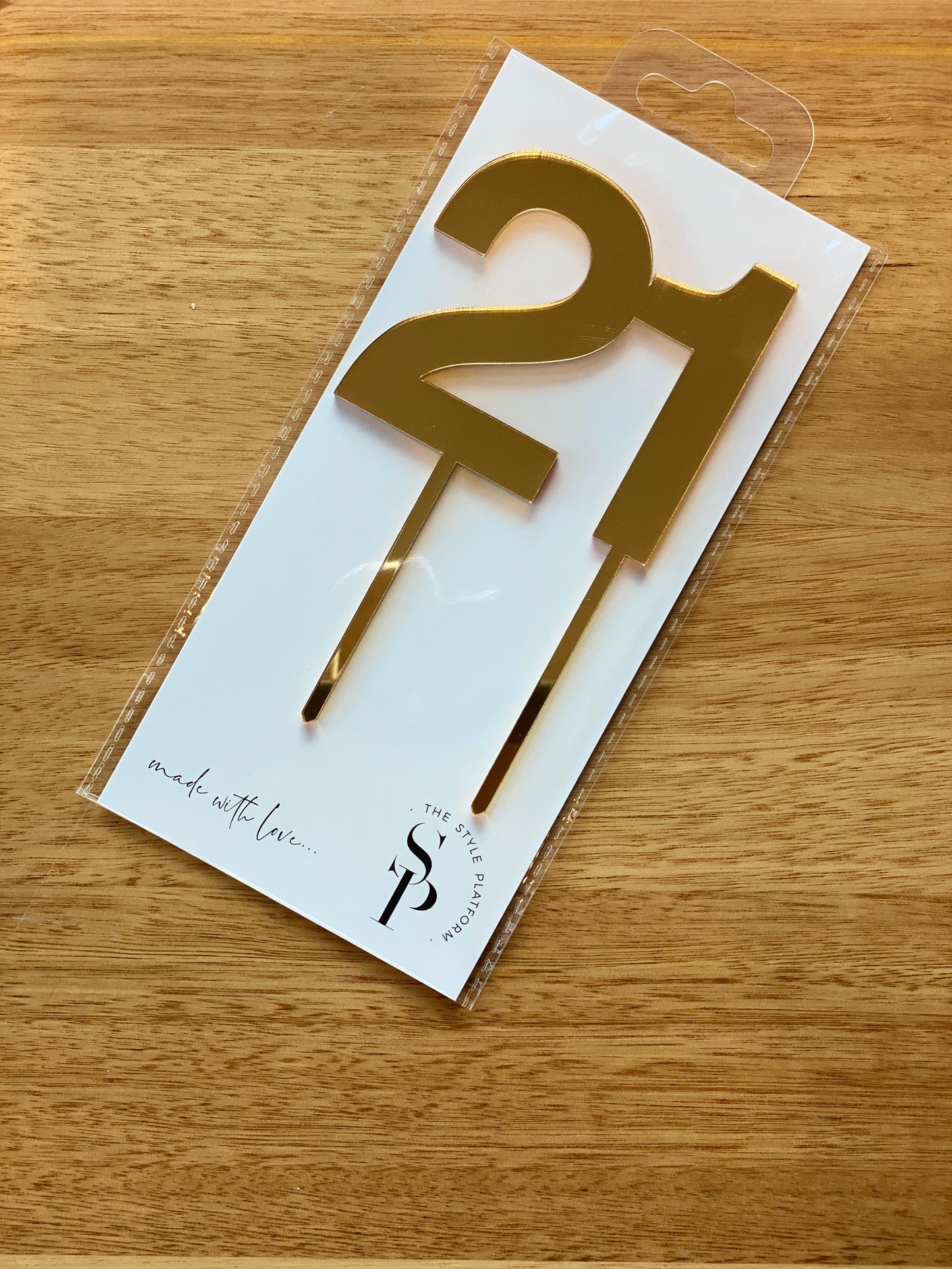 Number Cake Topper