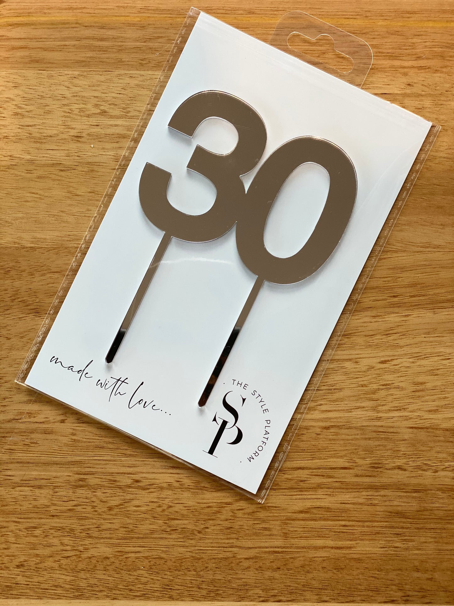 Number Cake Topper