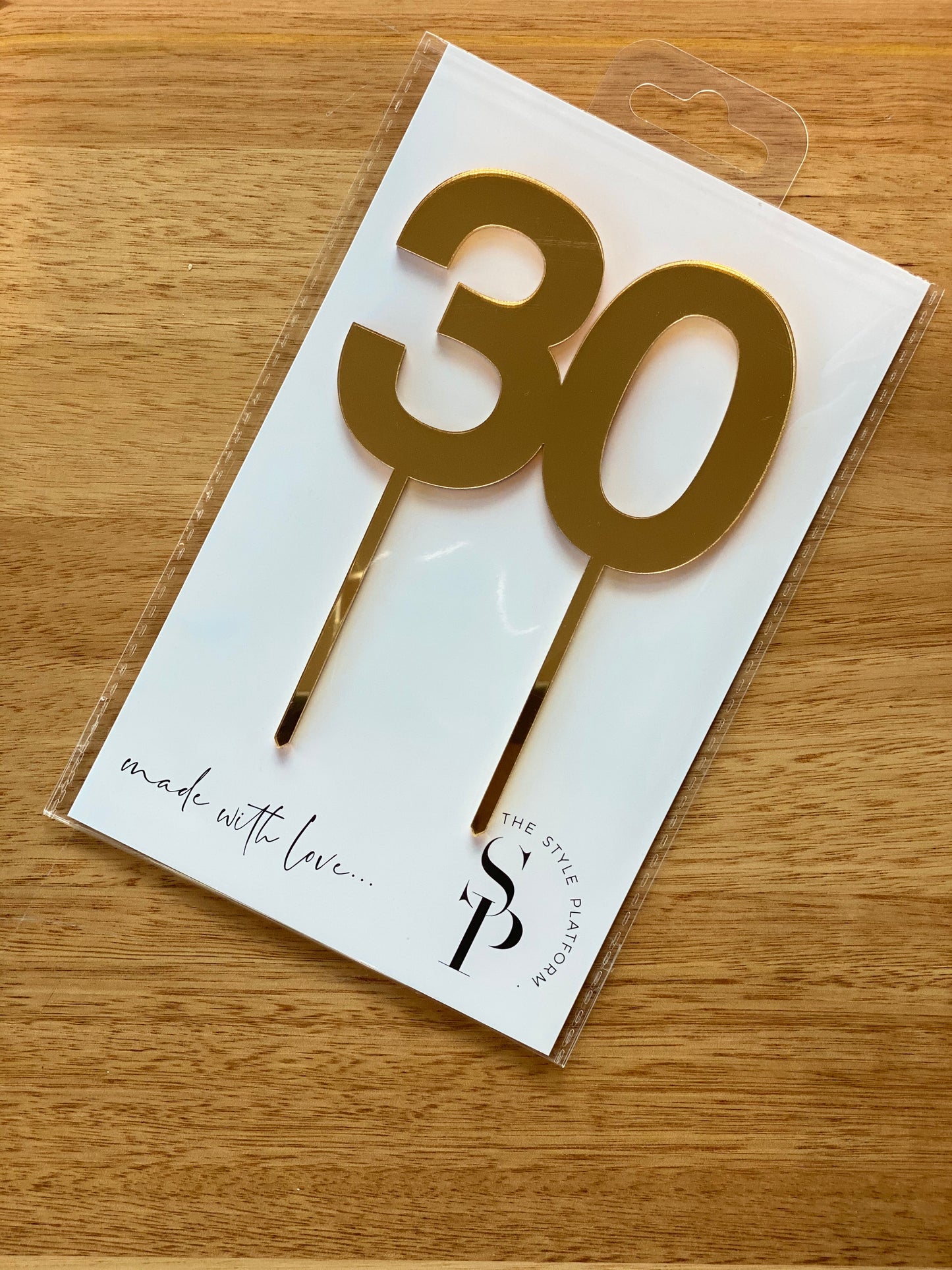 Number Cake Topper