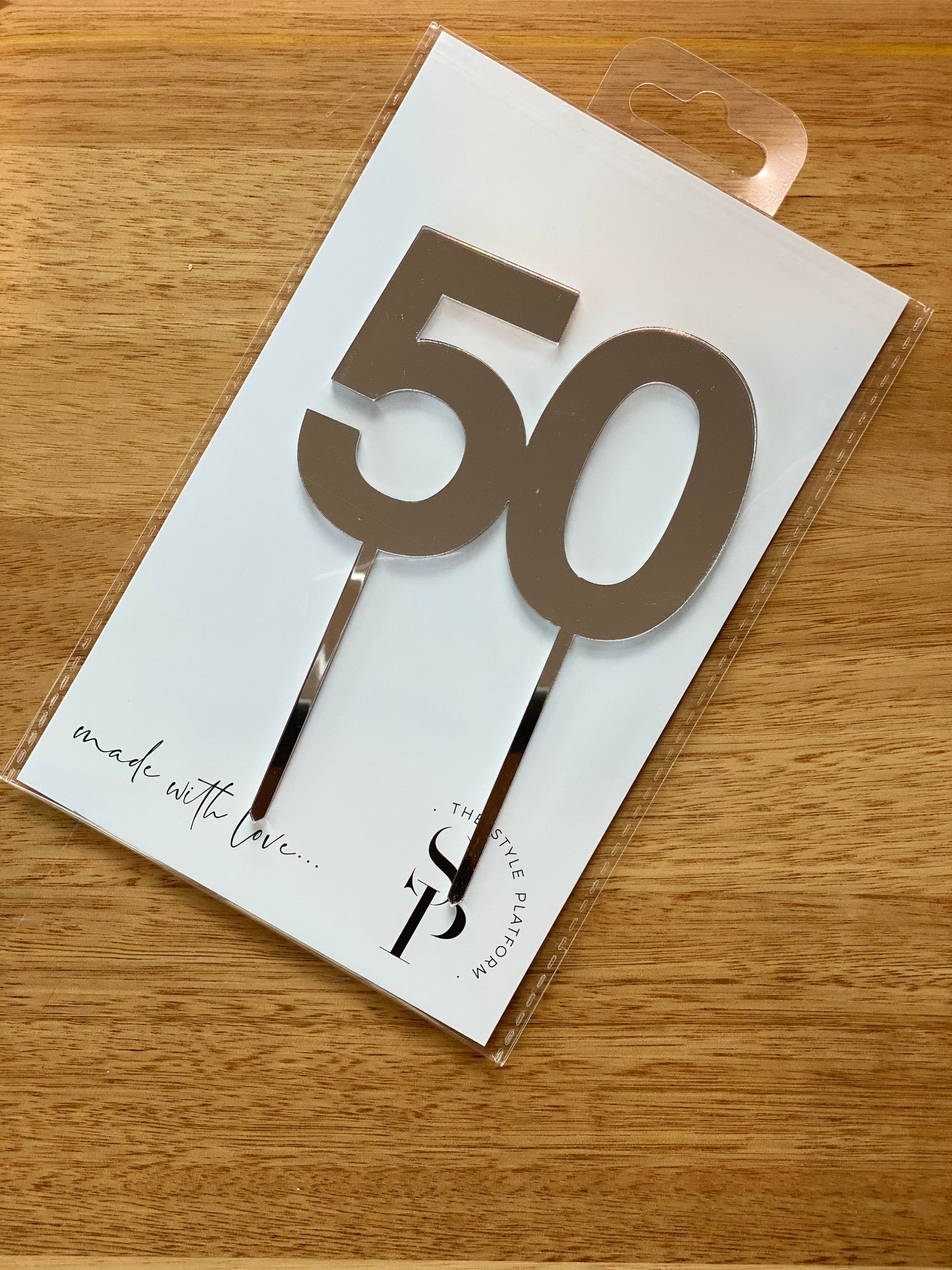 Number Cake Topper