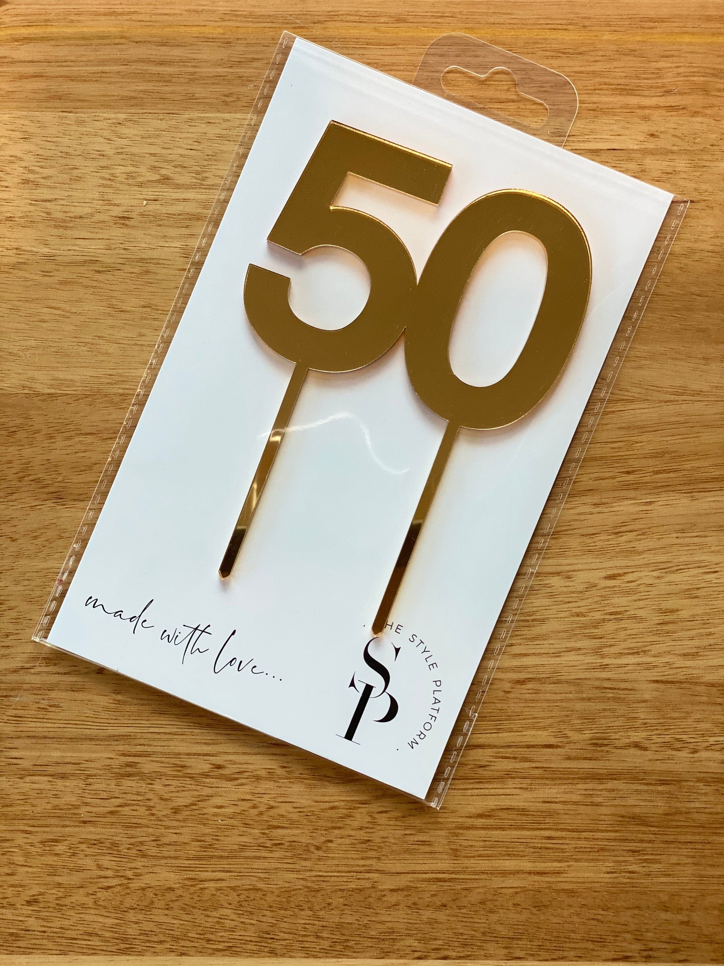 Number Cake Topper