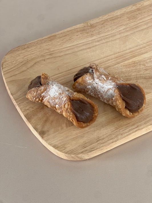 Homemade Cannoli - Chocolate