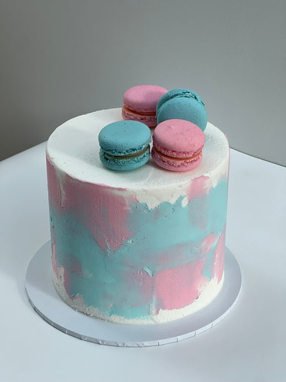 Mini Gender Reveal - Bundle of Joy with Macarons