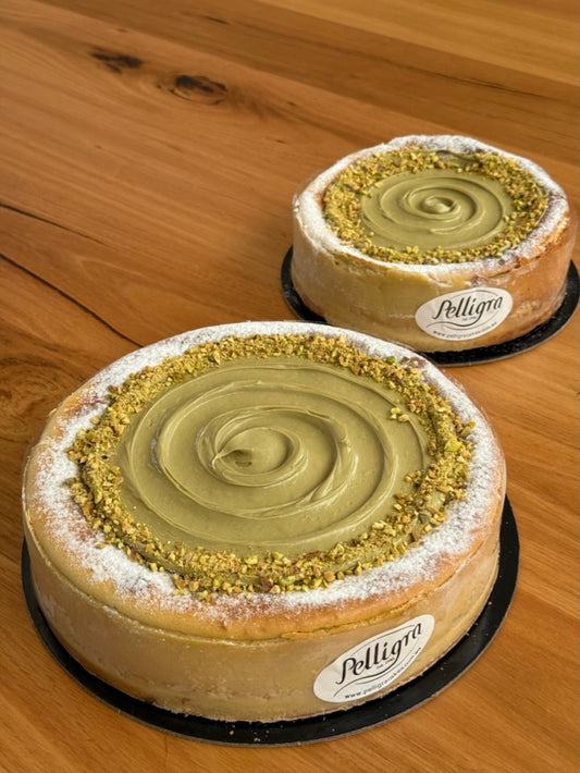 Pistachio Baked Cheesecake