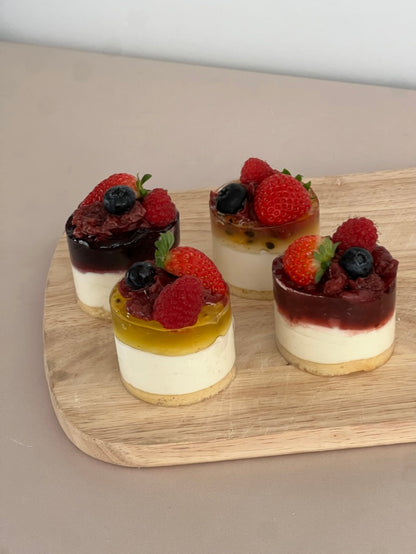 Individual Cold Cheesecakes