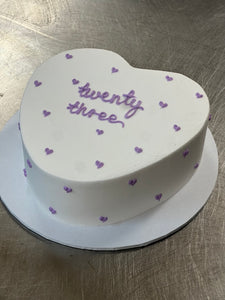 Mini Hearts On Hearts Cake