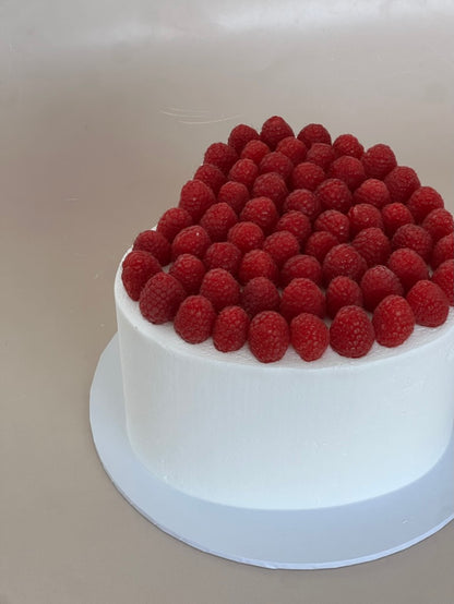 Raspberry Bliss Love Heart Cake