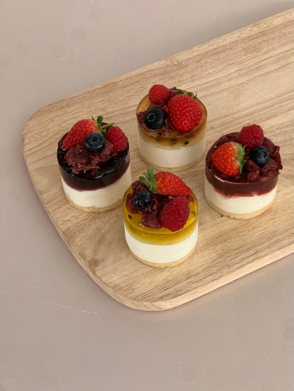 Individual Cold Cheesecakes