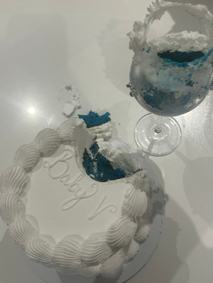 Mini Gender Reveal - Classic White