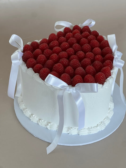 Vintage Raspberries and Bows Heart