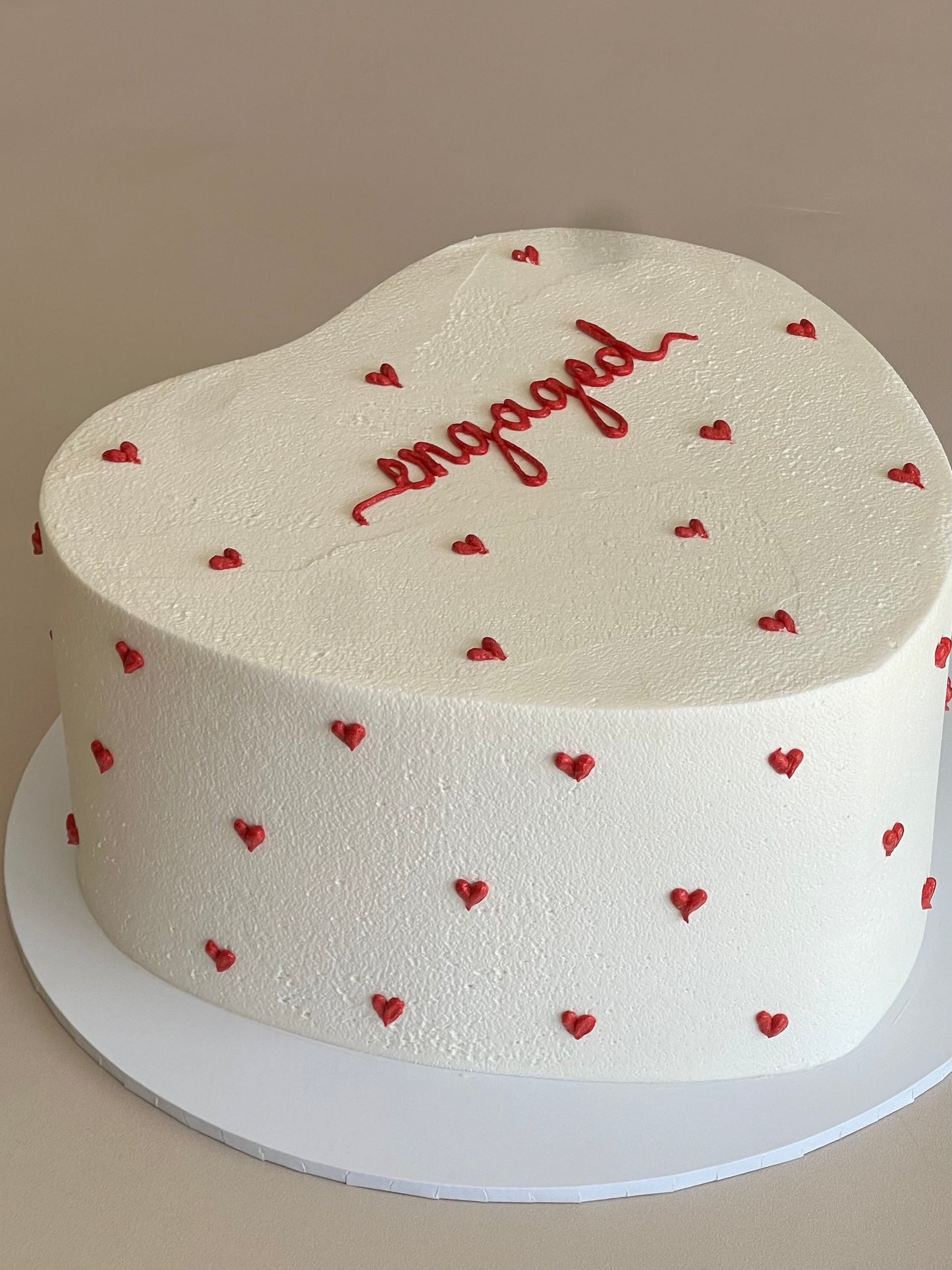 Hearts On Hearts Cake