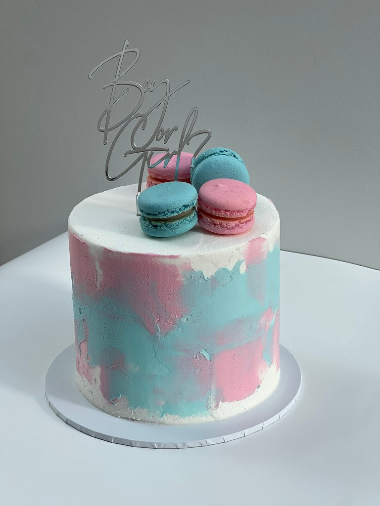 Mini Gender Reveal - Bundle of Joy with Macarons