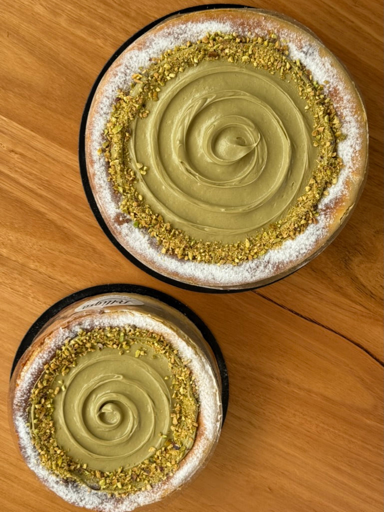 Pistachio Baked Cheesecake