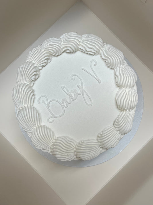 Mini Gender Reveal - Classic White