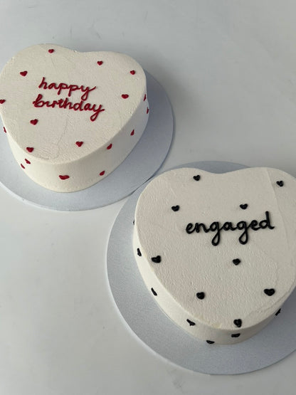 Mini Hearts On Hearts Cake