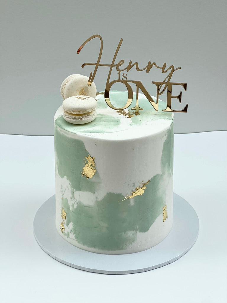 Sage & Gold Cake