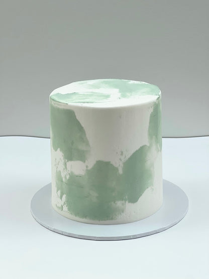 Sage & White Cake