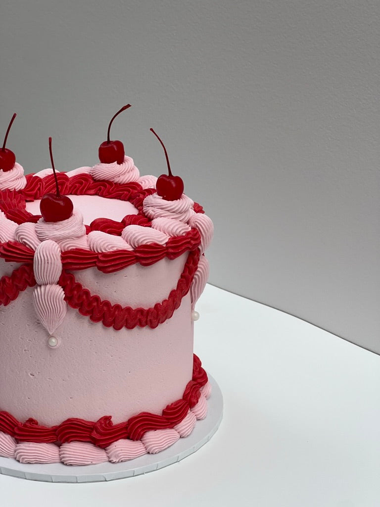 Vintage Red & Pink