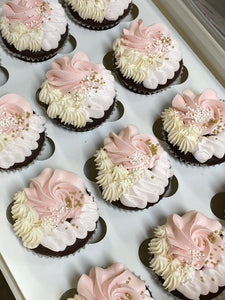 Blushing Roses Cupcakes