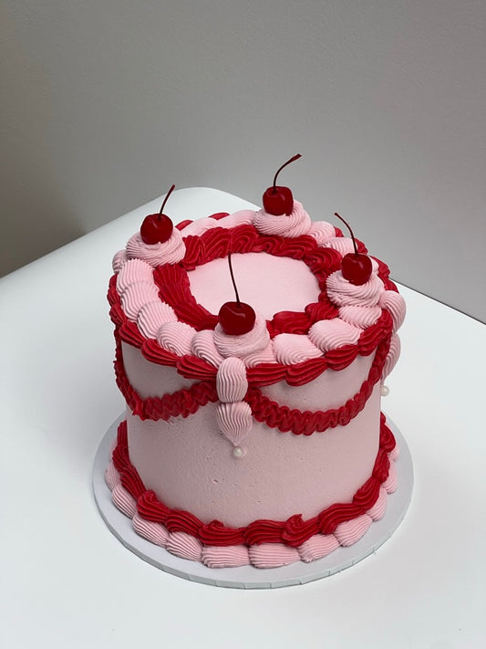 Vintage Red & Pink