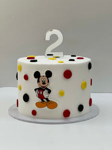 Cute Mickey mouse cake