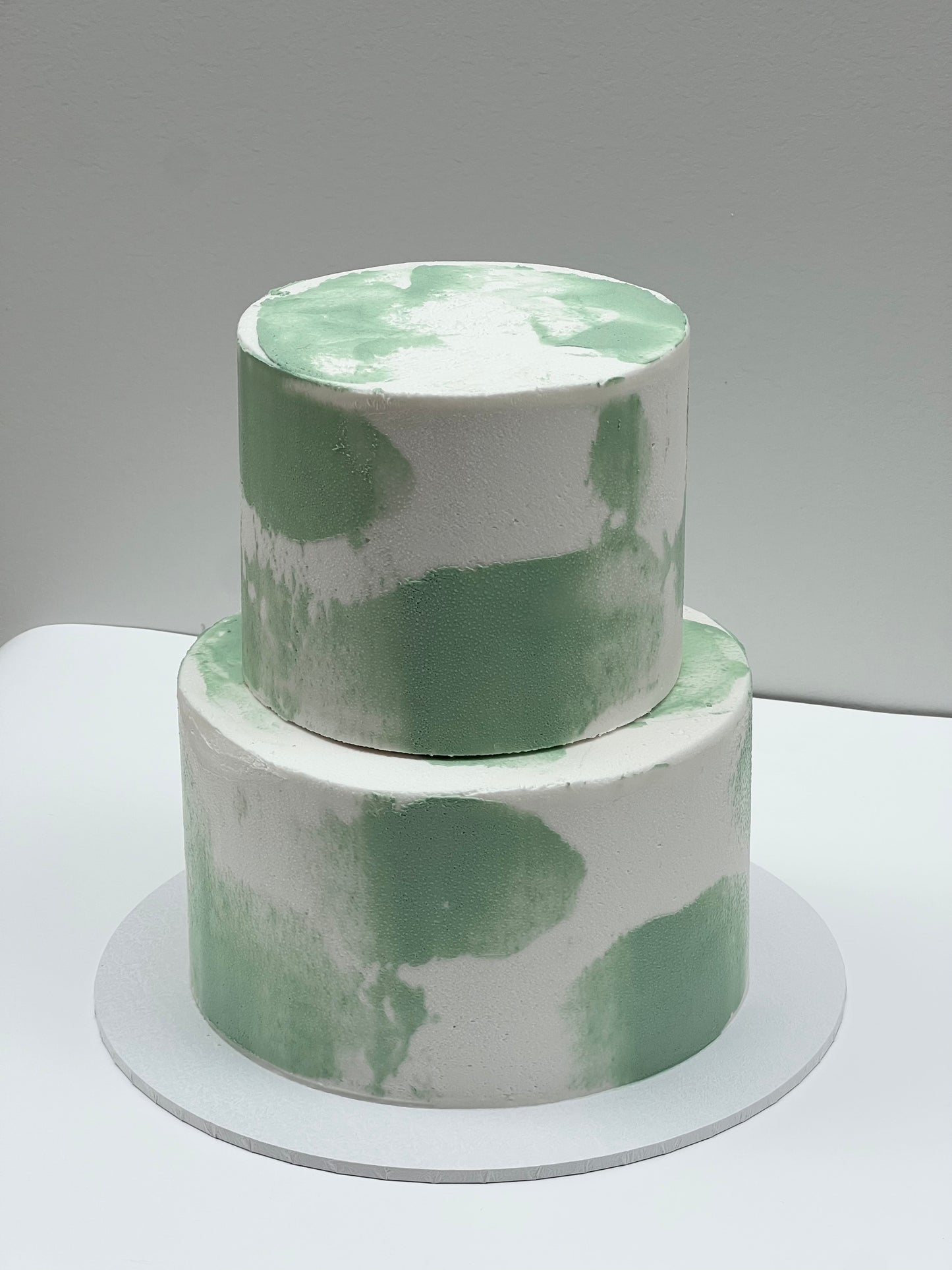 Sage & White Cake