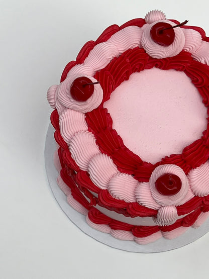 Vintage Red & Pink