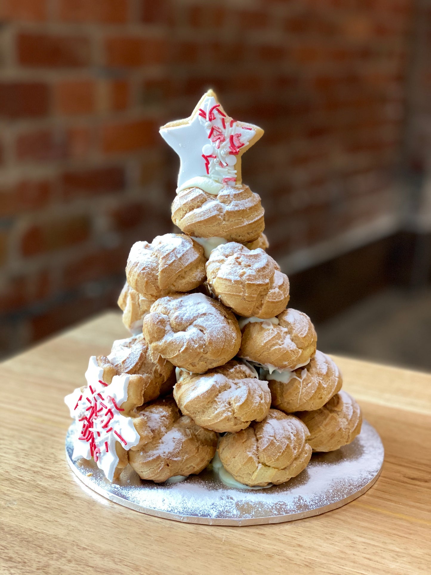 Christmas Profiterole Tower